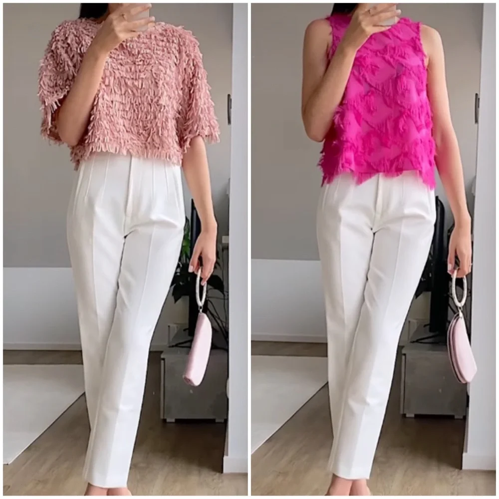 NWT Zara High Waisted Trouser Pants